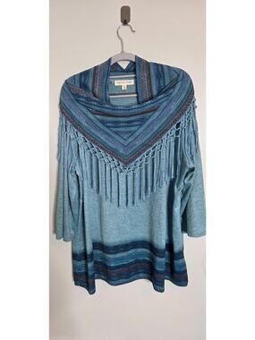 Cactus & Pearl Size XXL Blouse and Scarf